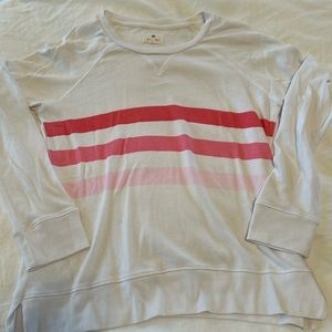 Sundry sweatshirt pink stripes